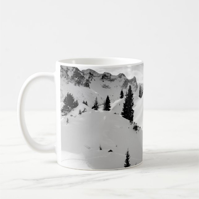 Mug Paysage alpin : Snowy Fir Trees (Gauche)