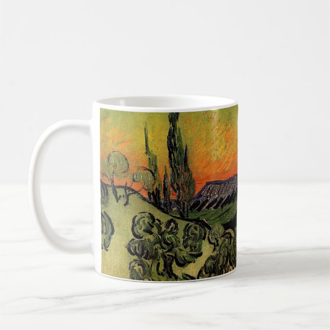 Mug Paysage au clair de lune de Vincent Van Gogh (Gauche)