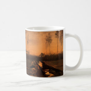 Mug Paysage au crépuscule par Vincent van Gogh