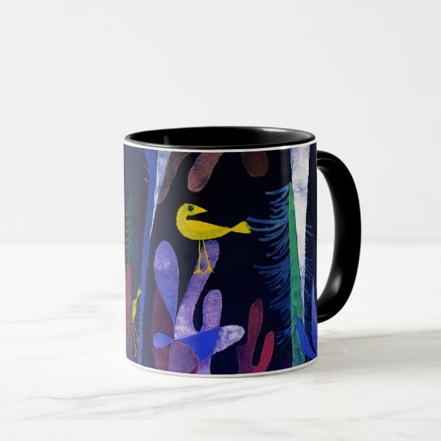 Mug Paysage aux oiseaux jaunes, Paul Klee (Devant droit)