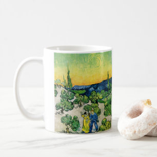 Mug Paysage avec couple Marche par Vincent van Gogh
