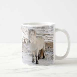Mug Paysage avec des chevaux islandais