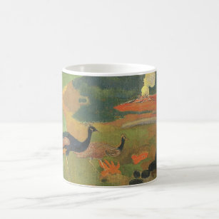 Mug Paysage avec des paons par Paul Gauguin