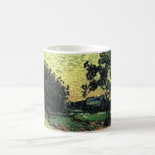 Mug Paysage avec le Château d'Auvers par Vincent van G