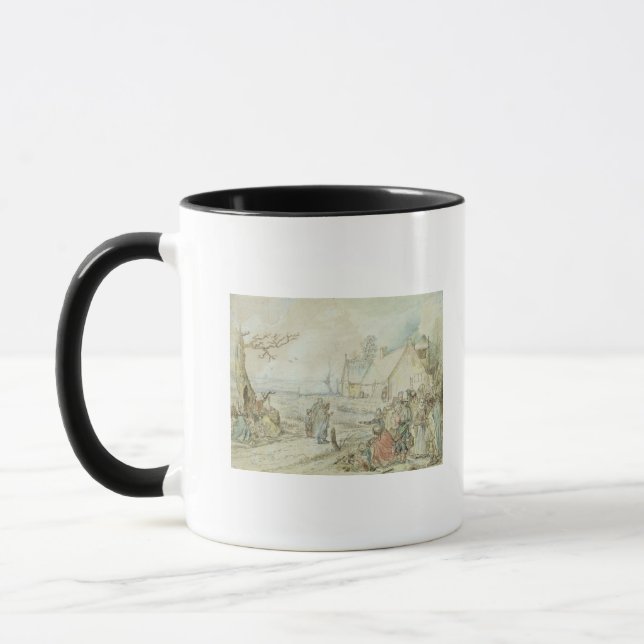 Mug Paysage avec les diseurs de bonne aventure gitans (Gauche)