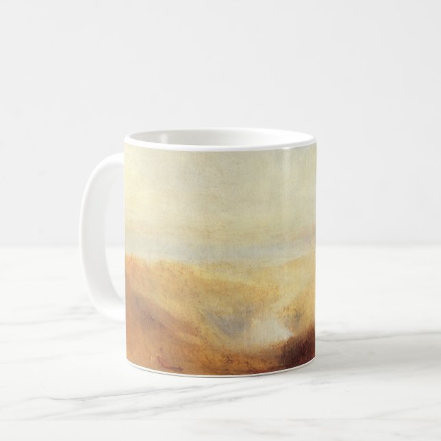 Mug Paysage avec une baie fluviale lointaine de Joseph (Devant gauche)