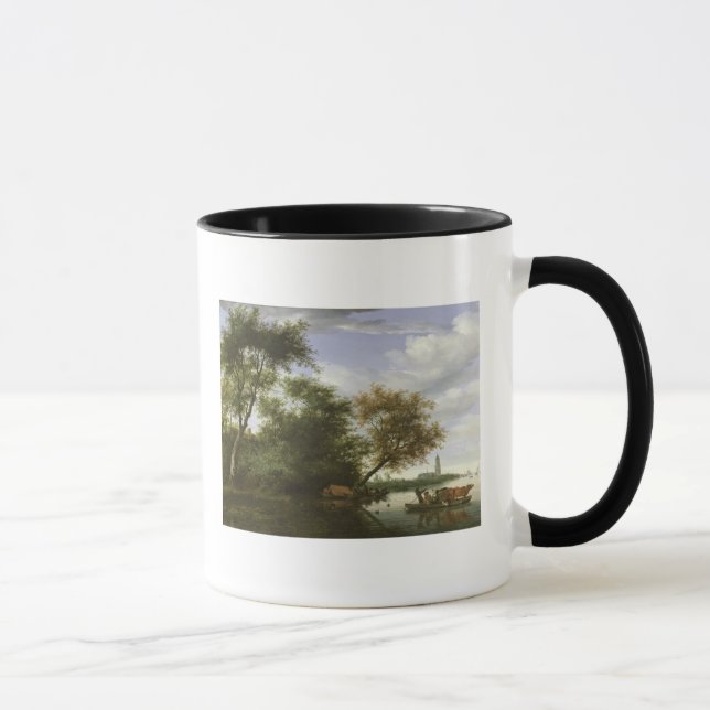 Mug Paysage boisé de rivière (Droite)