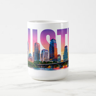 Mug Paysage d'Austin Texas Voyage Aventure