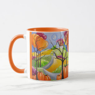 Mug Paysage d'automne Art Whimsical