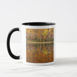 Mug paysage d'automne avec lac, Vermont, États-Unis