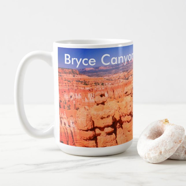 Mug Paysage de Bryce Canyon, Utah (Avec donut)