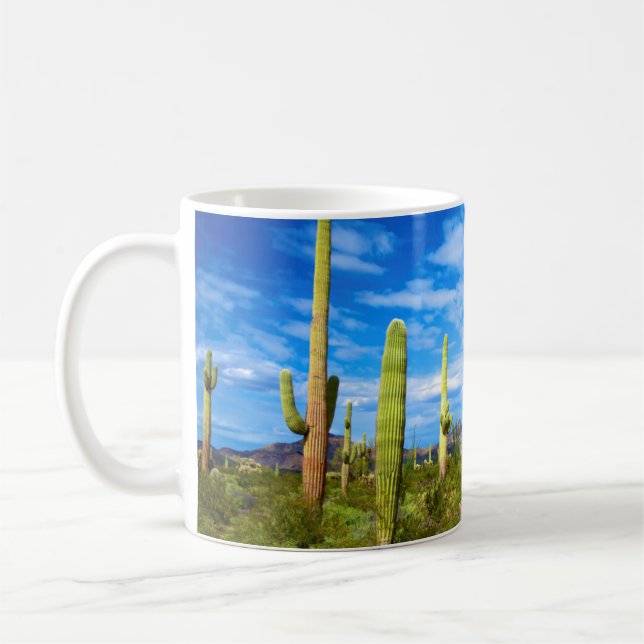 Mug Paysage de cactus du désert, Arizona (Gauche)