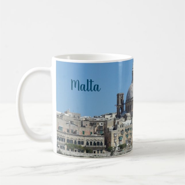 Mug Paysage de La Valette Ville à Malte Souvenir (Gauche)