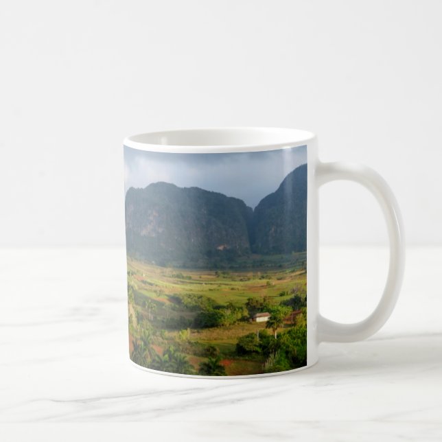 Mug Paysage de la vallée panoramique, Cuba (Droite)