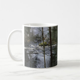 Mug Paysage de l'eau courante en Finlande