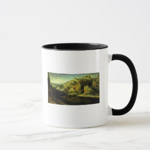 Mug Paysage de montagne avec une attaque par surprise,