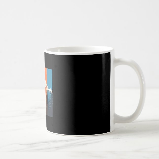 Mug Paysage de nature au coucher du soleil dans une fo (Droite)