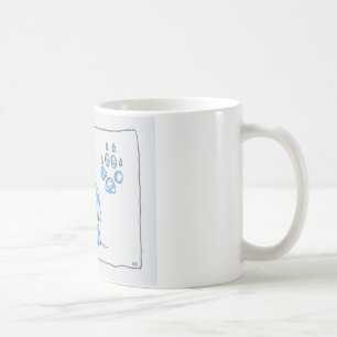 Mug PAYSAGE de PATTE du LOUP UN de CIEL par Ruth I.