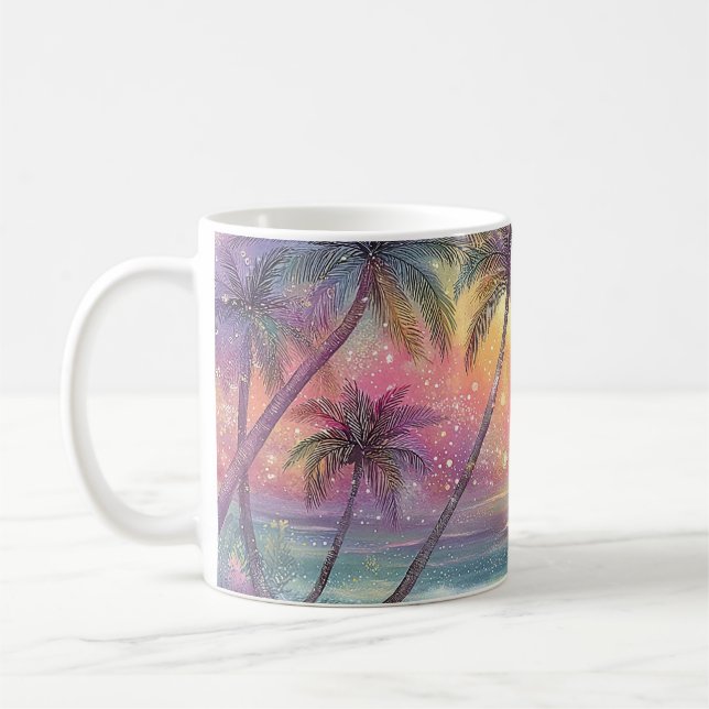 Mug Paysage de plage tropical de rêve (Gauche)