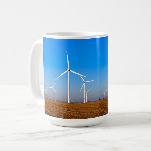 Mug Paysage des éoliennes (Devant gauche)
