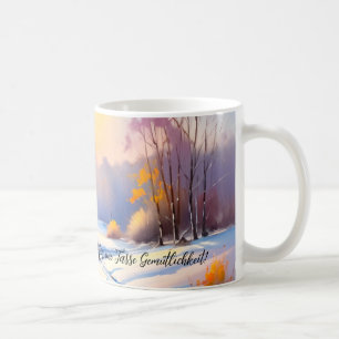 Mug Paysage d'hiver dans la lumière du matin