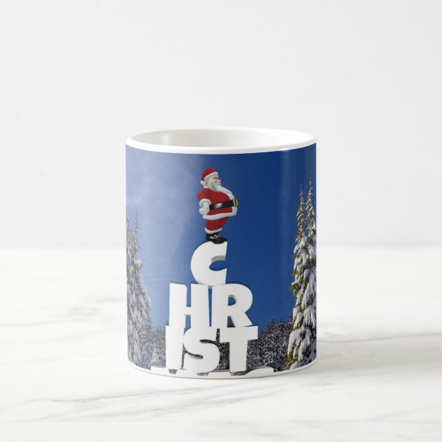 Mug Paysage d'hiver de Noël (Centre)