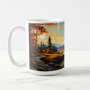 Mug Paysage Forestier En Automne