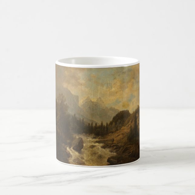 Mug Paysage forestier (par Josef Kriehuber) (Centre)