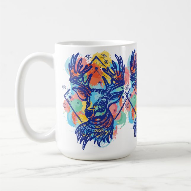 Mug Paysage hivernal merveilleux : conception de coule (Gauche)