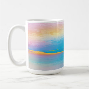 Mug Paysage large "Clachanray" rose et bleu
