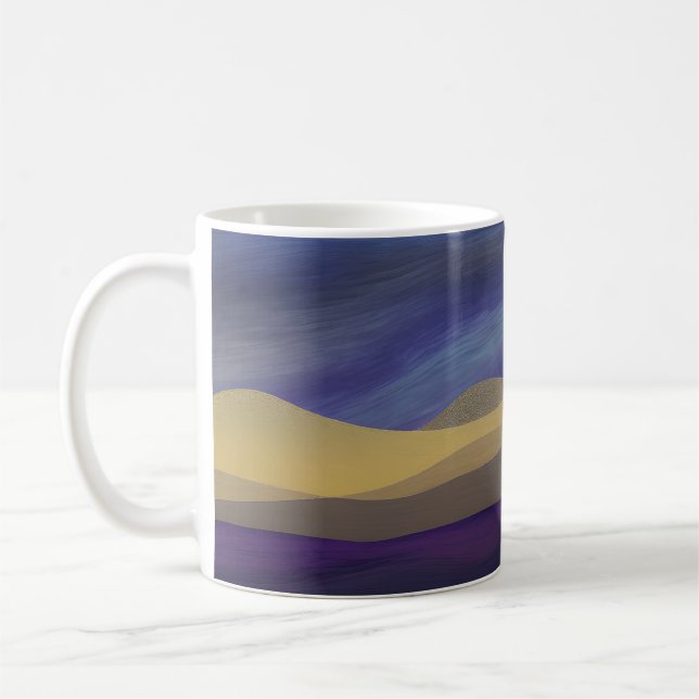 Mug Paysage marin abstrait Dunes fracturées 15 (Gauche)