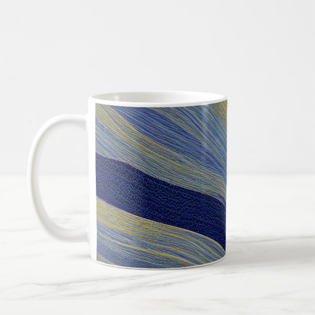 Mug Paysage marin abstrait Vagues fracturées 02 (Gauche)