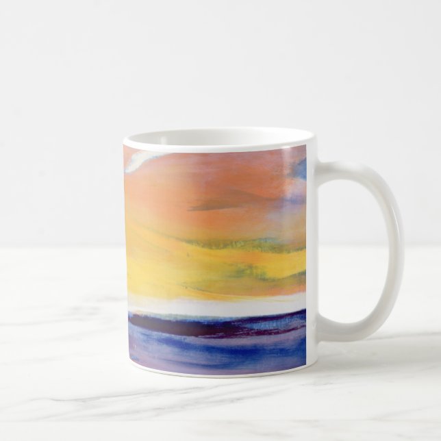 Mug Paysage marin de soirée (Droite)