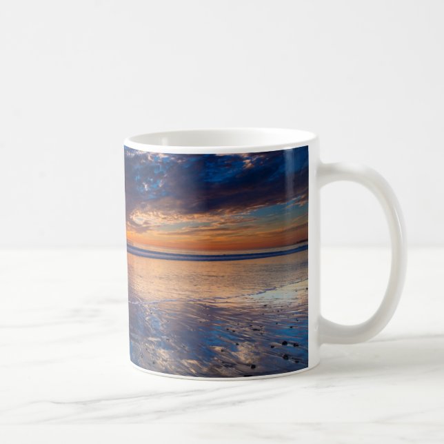 Mug Paysage marin dramatique, coucher de soleil, CA (Droite)