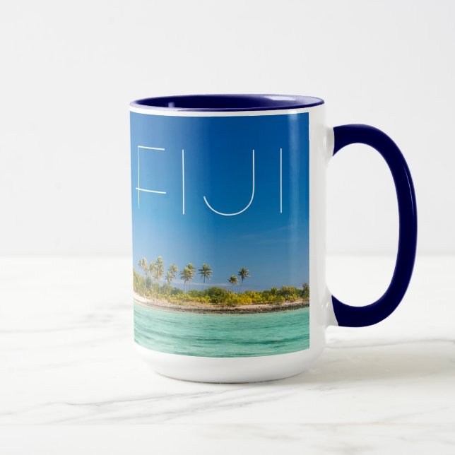Mug Paysage marin du Lagon Bleu, Fidji (Droite)