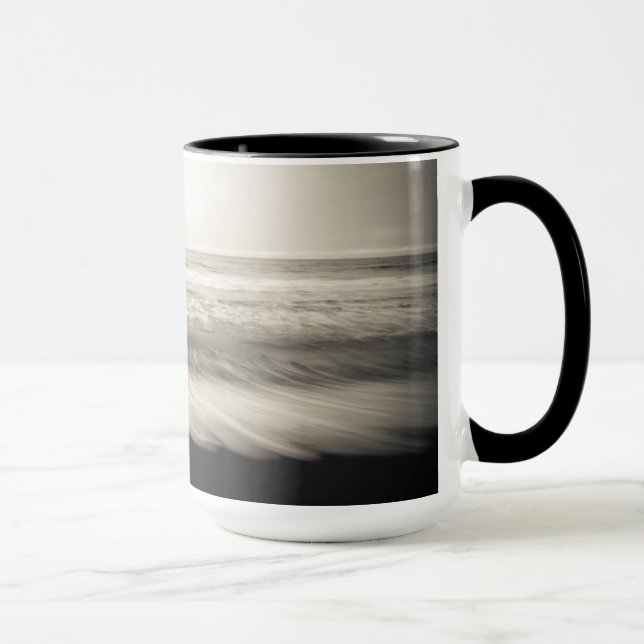 Mug Paysage marin N&B, Hawaï (Droite)