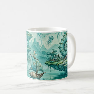 Mug Paysage Marin Rêveur Surréaliste Fantastique en Ve