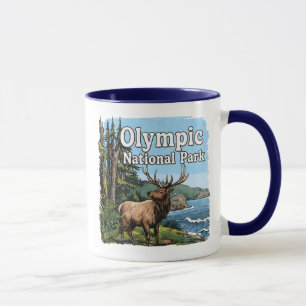 Mug Paysage montagneux du parc national Olympique