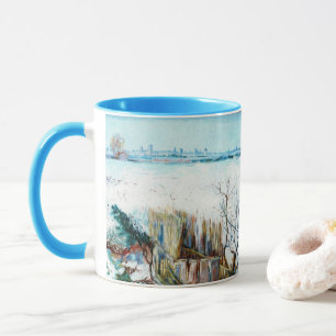 Mug Paysage neigeux avec Arles par Vincent van Gogh