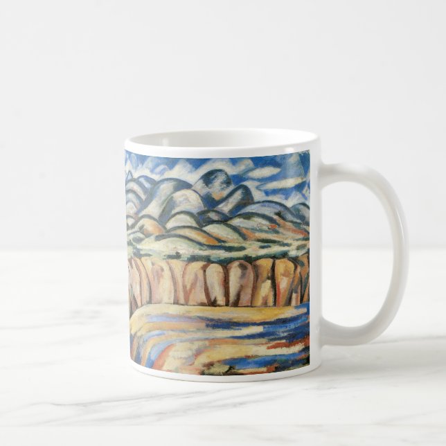 Mug Paysage, Nouveau-Mexique par Marsden Hartley, Beau (Droite)