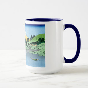 Mug Paysage oriental frais de vue de Hokusai Fuji de