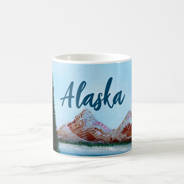 Mug Paysage sauvage de l'Alaska (Centre)