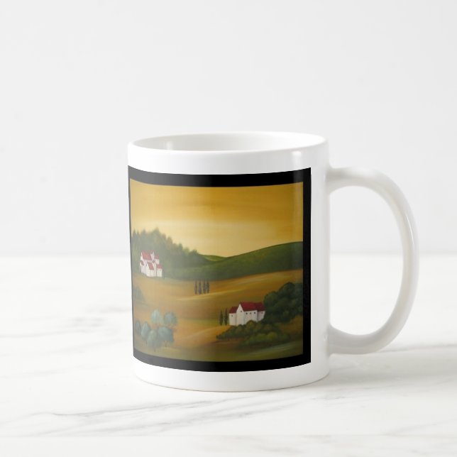 Mug Paysage toscan d'or (Droite)