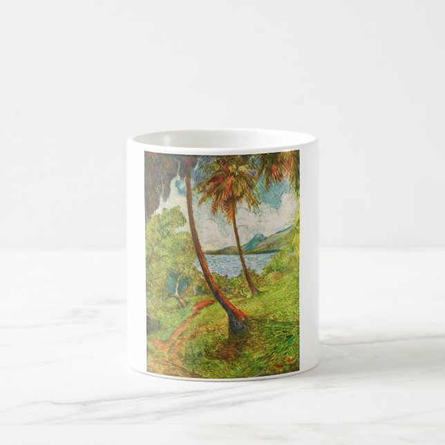 Mug Paysage tropical en Martinique (Charles Laval) (Centre)