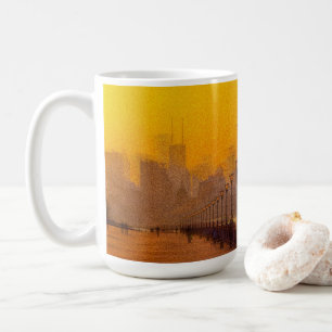 Mug Paysage urbain au coucher du soleil