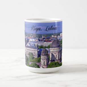 Mug paysage urbain de Riga, Lettonie