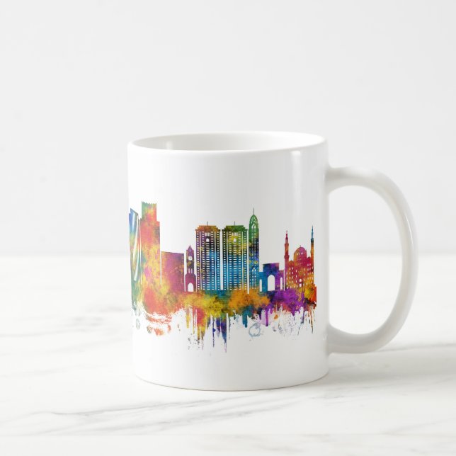 Mug Paysage urbain d'Erbil Irak (Droite)