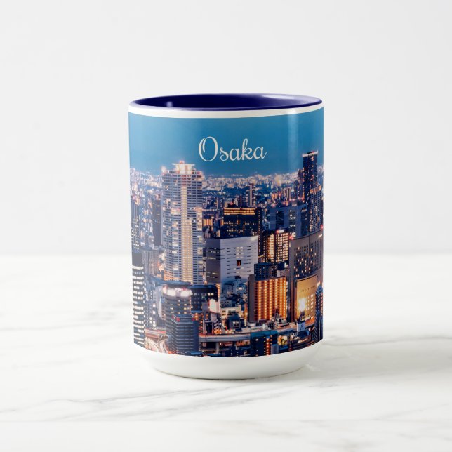Mug paysage urbain d'Osaka Japon (Centre)
