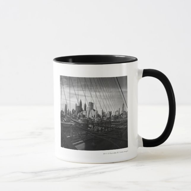 Mug Paysage urbain par des câbles de pont (Droite)