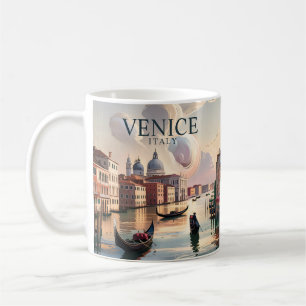 Mug Paysage urbain vintage de Venise Italie Aquarelle 